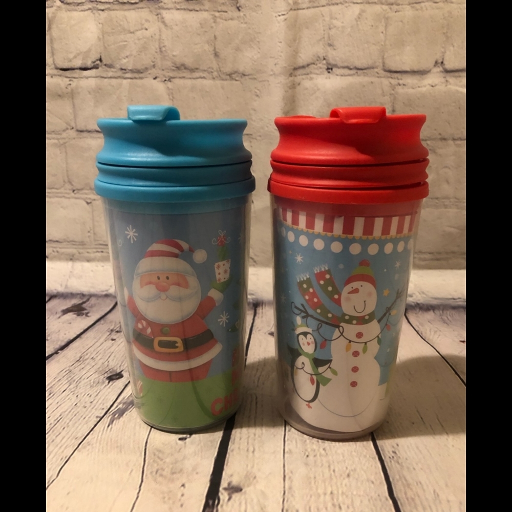 NWT set of 2 Design Your Own Mug travel mugs